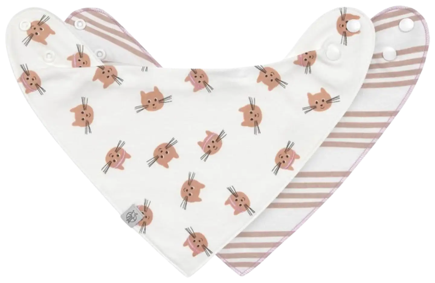 Lässig kuolalappu 2-pack Tiny Cat - 4