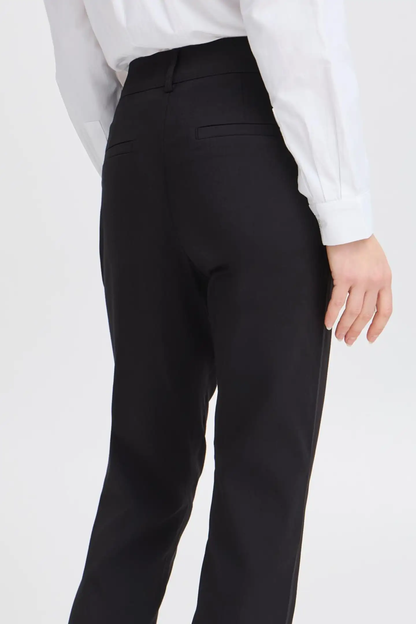B.young naisten housut Dixi straight - BLACK - 4