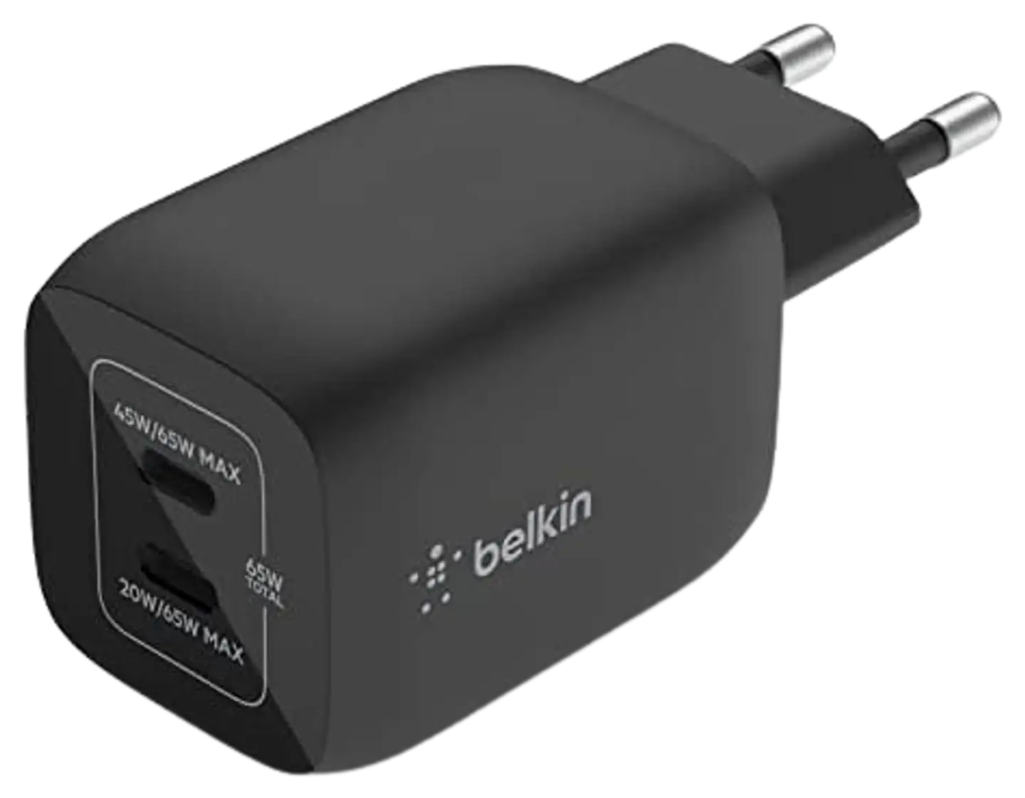 Belkin seinälaturi 2-porttia 65w USB-C