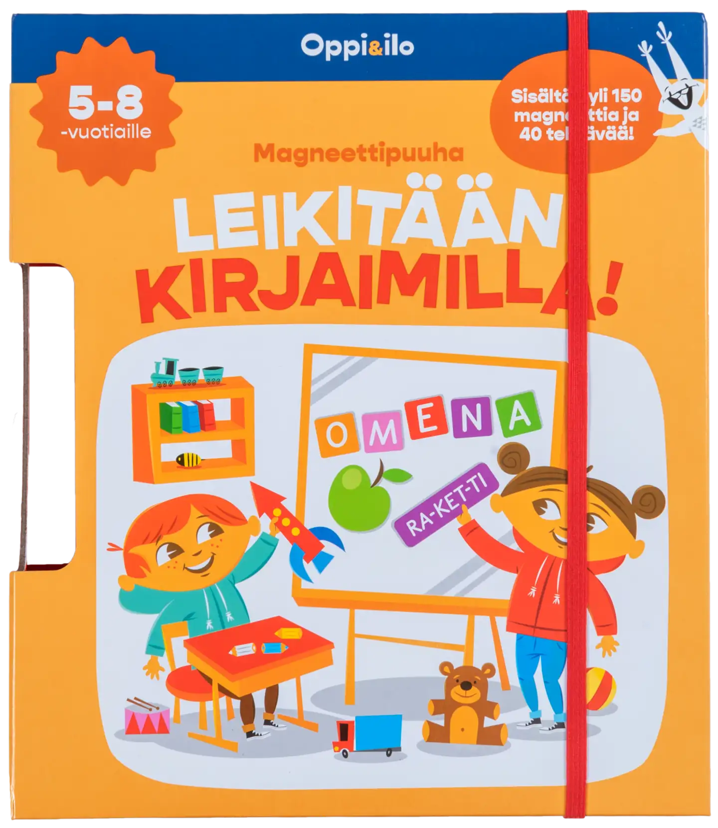 Oppi&ilo Magneettipuuha Leikitään kirjaimilla 5-8 v - 1