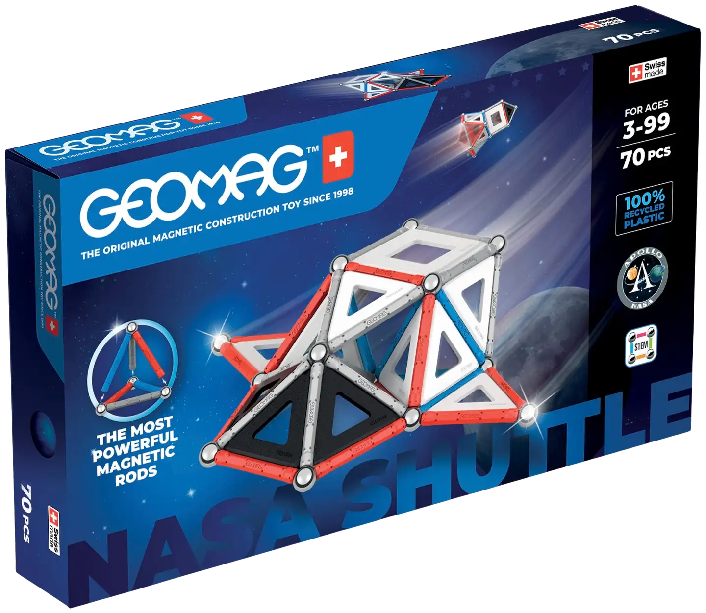 Geomag Classic Panels Nasa Shuttle 70 Osaa - 1