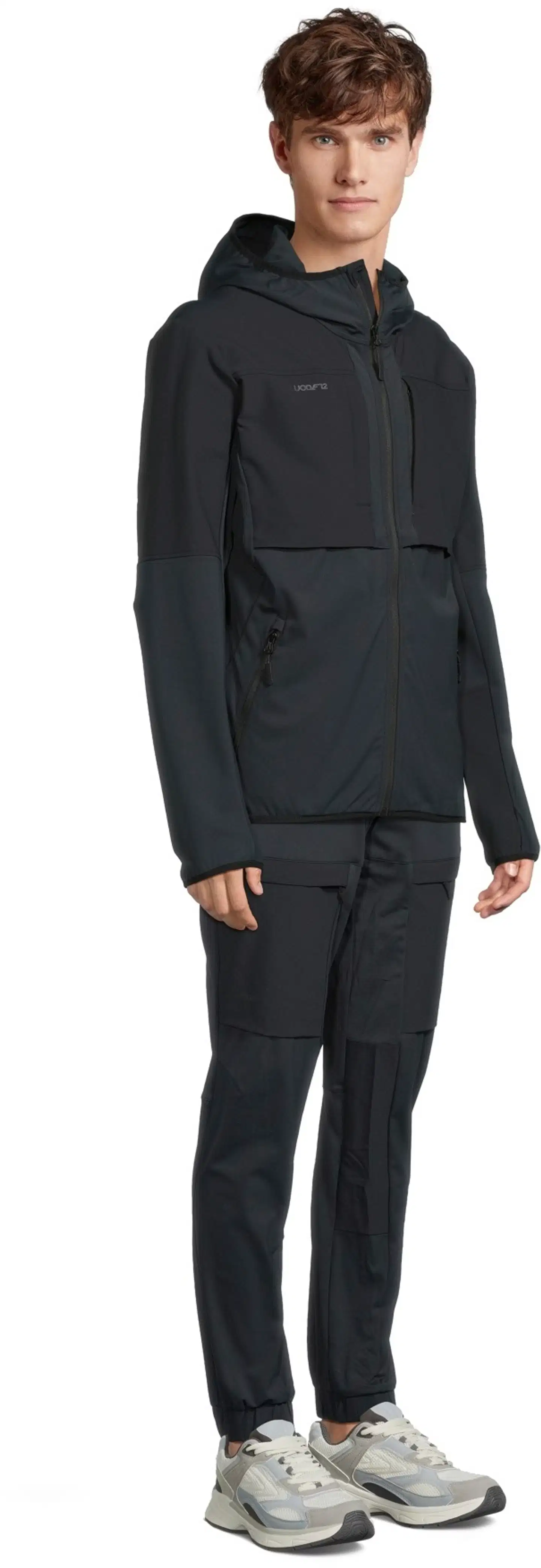 Luode12 miesten retkeily- ja ulkoilutakki 204L112655 - Jet Black - 4