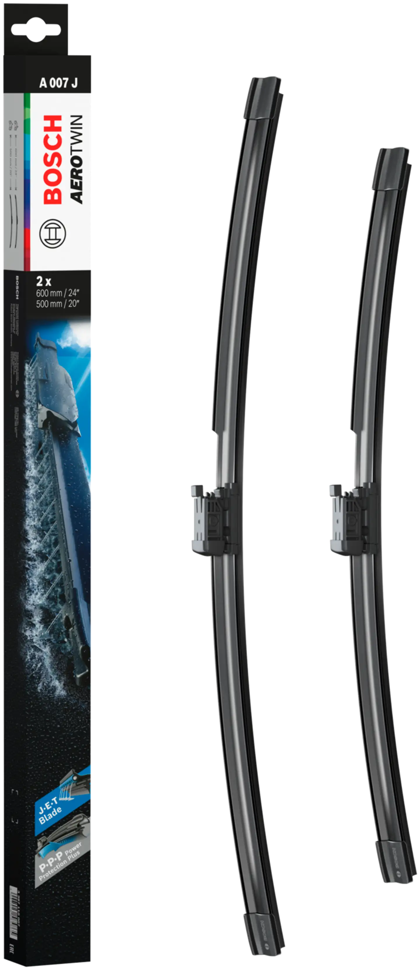 Bosch Aerotwin JET pyyhkijänsulka 600/500 mm 2 kpl - 1