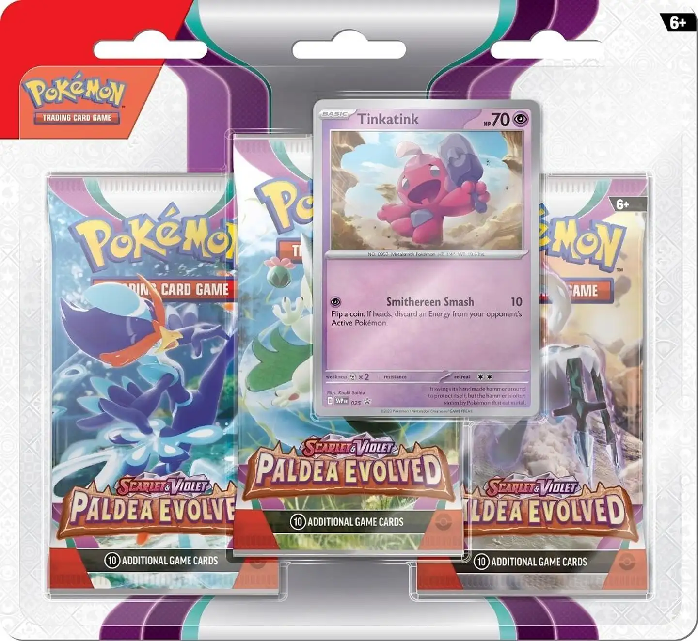 Pokémon Scarlet & Violet: Paldea Evolved 3-Pack Blister