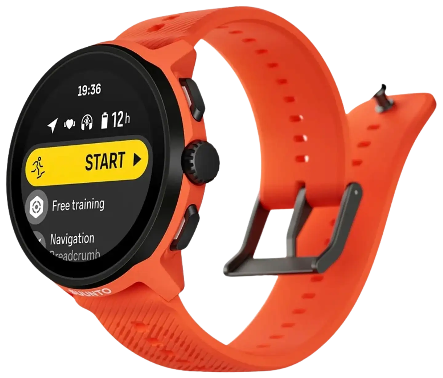 Suunto älykello Run koralli oranssi silikonirannekkeella - 3