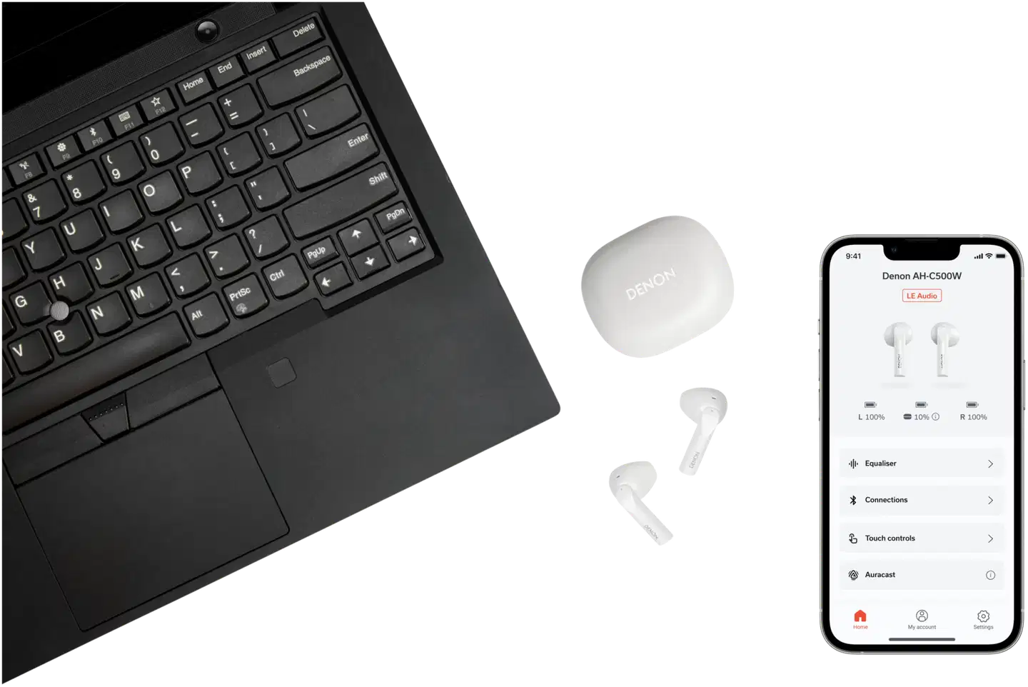 Denon nappikuulokkeet valkoinen - 7