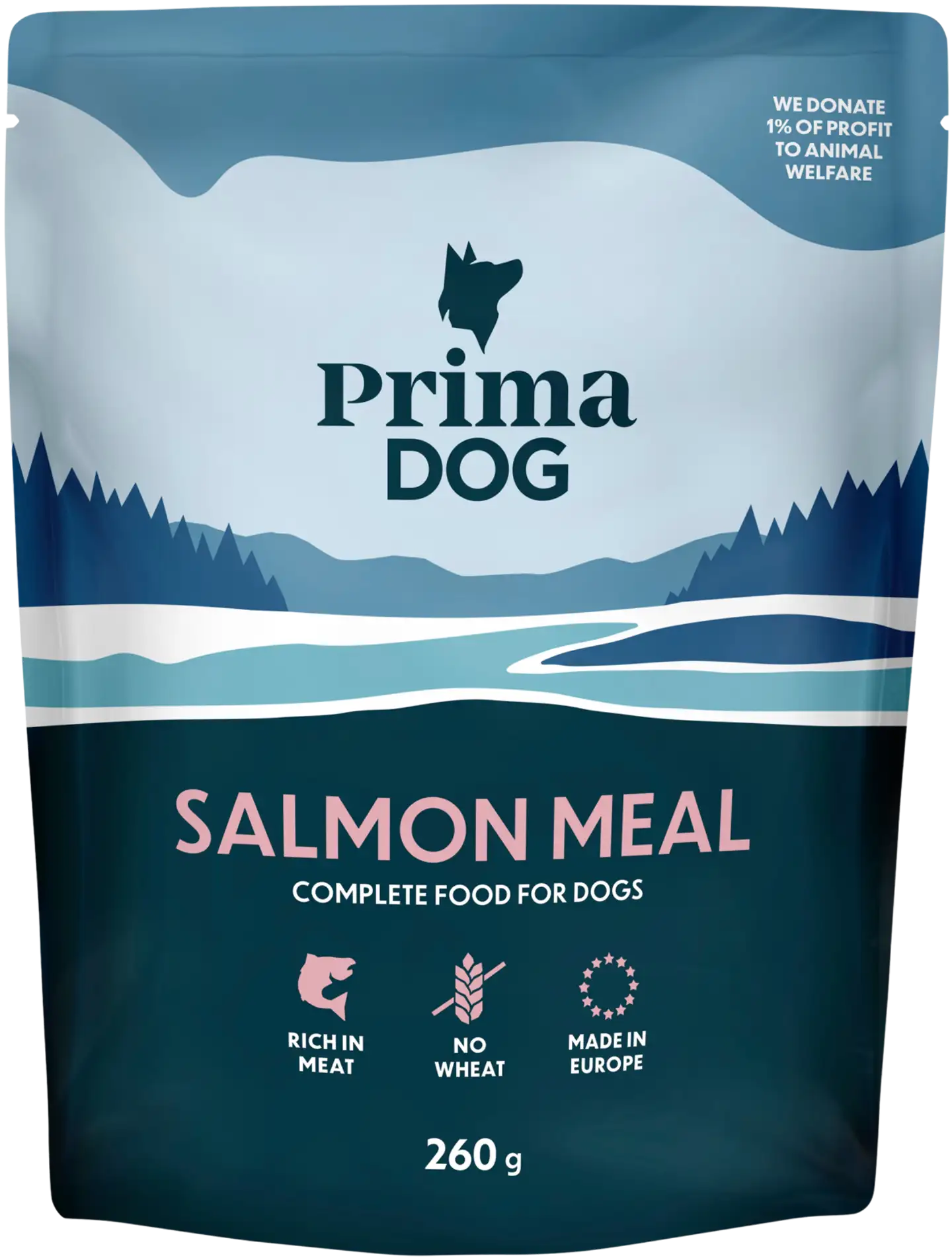PrimaDog Lohi-ateria 260 g