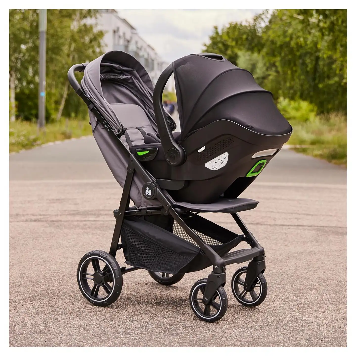 Hauck yhdistelmävaunut Shop N Care Travel Set 0-25 kg harmaa - 30