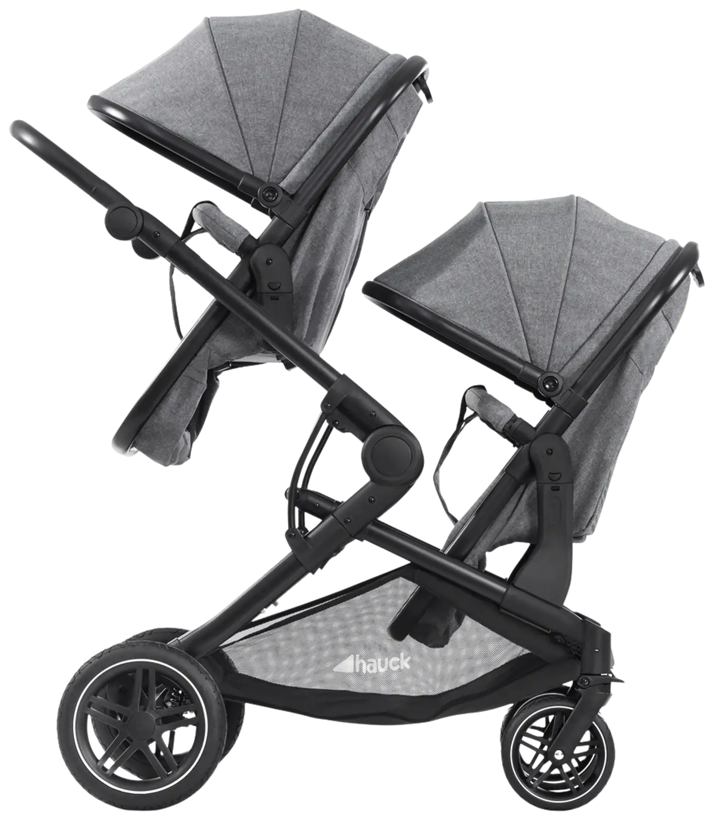 Hauck tuplarattaat Atlantic Twin harmaa - 12