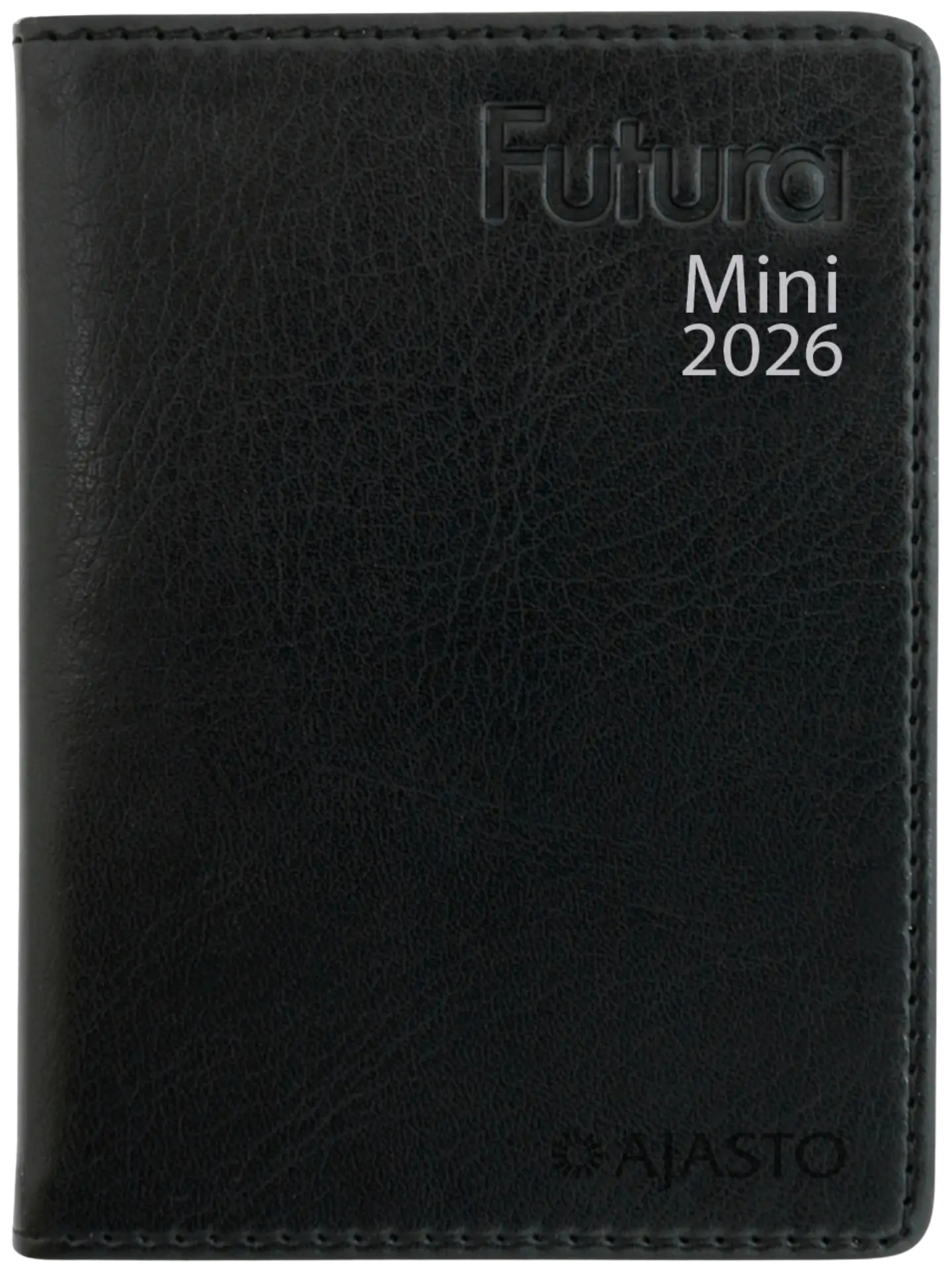 Ajasto taskukalenteri Futura Mini, musta - 1