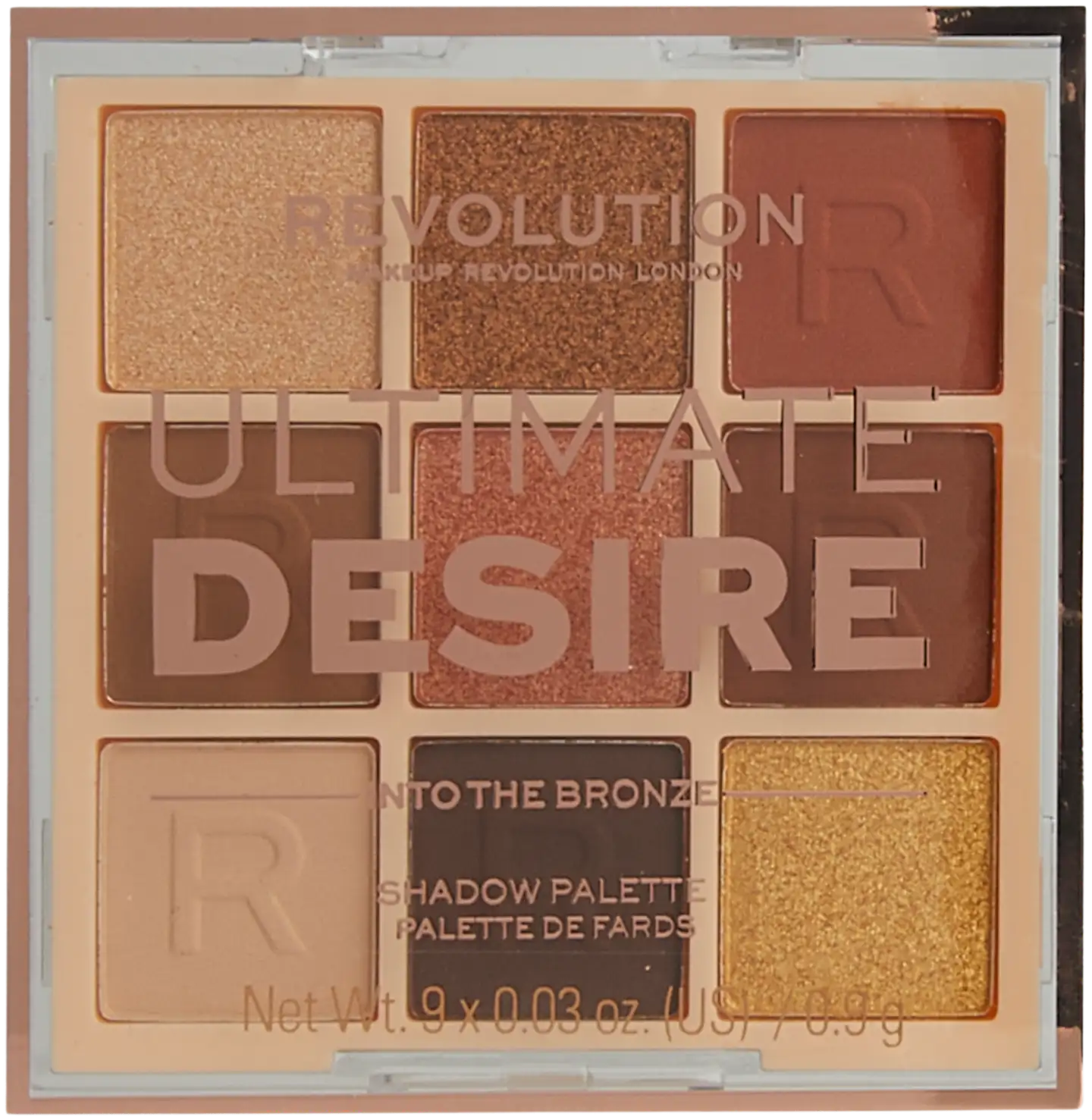 Makeup Revolution Ultimate Desire Palette Into The Bronze luomiväri 9 eri sävyä 8,1g - Bronze - 2