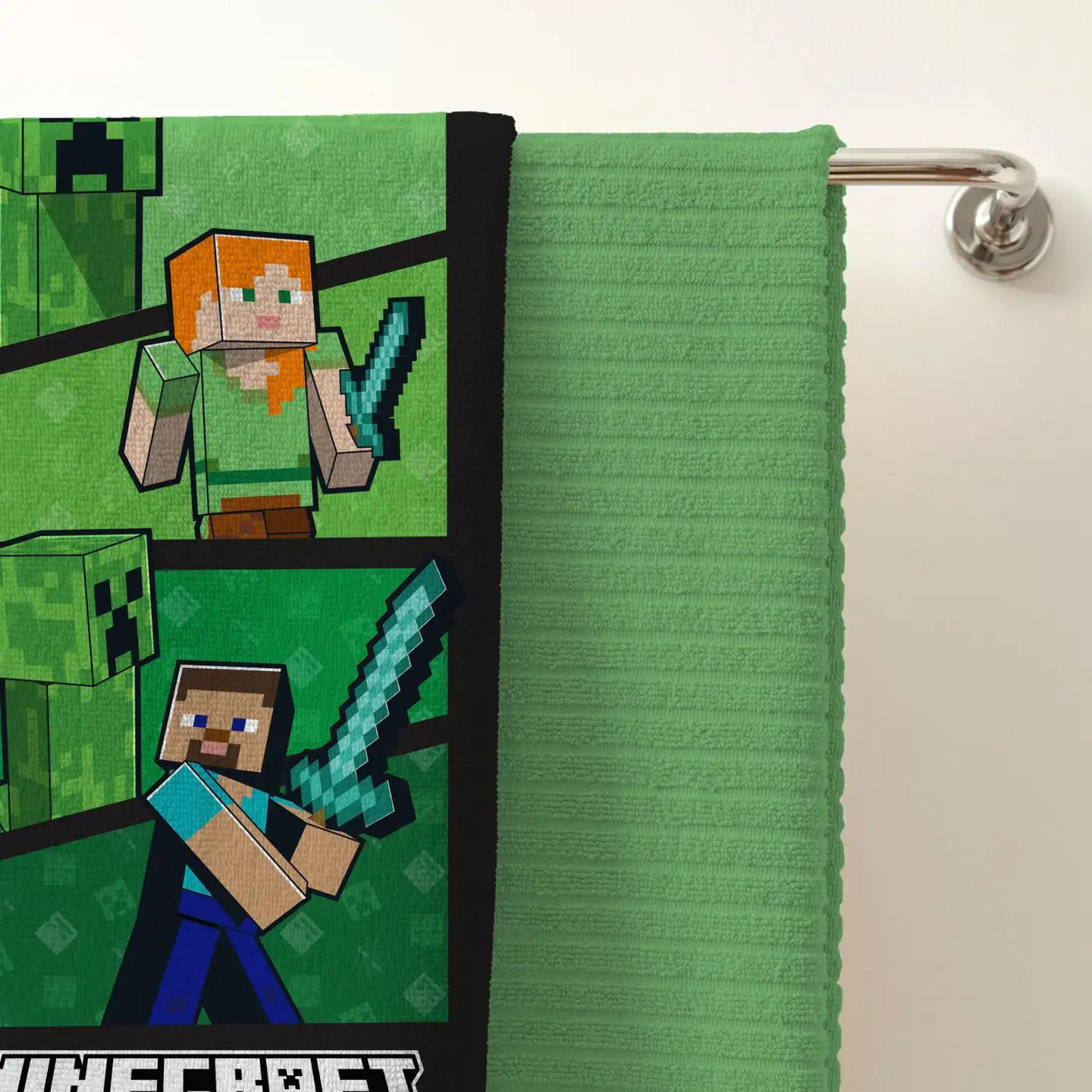 Minecfarft lasten kylpypyyhe 70x140 cm monivärinen - 4