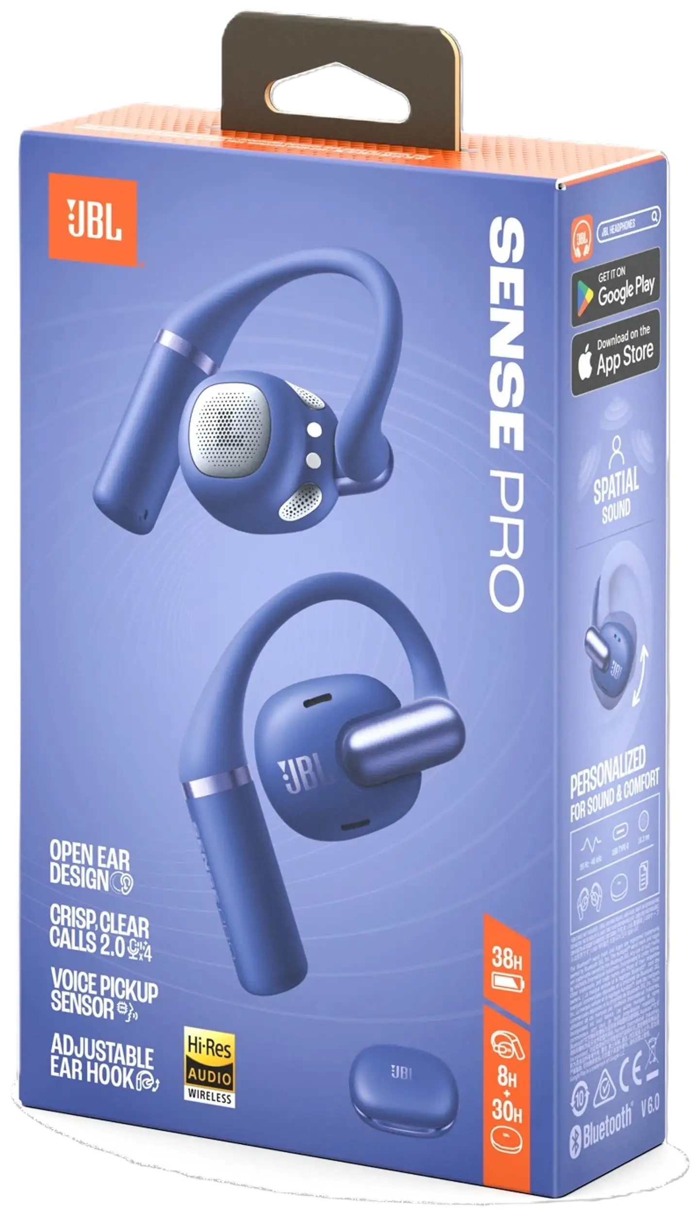 JBL langattomat avoimet kuulokkeet Sense Pro sininen - 10