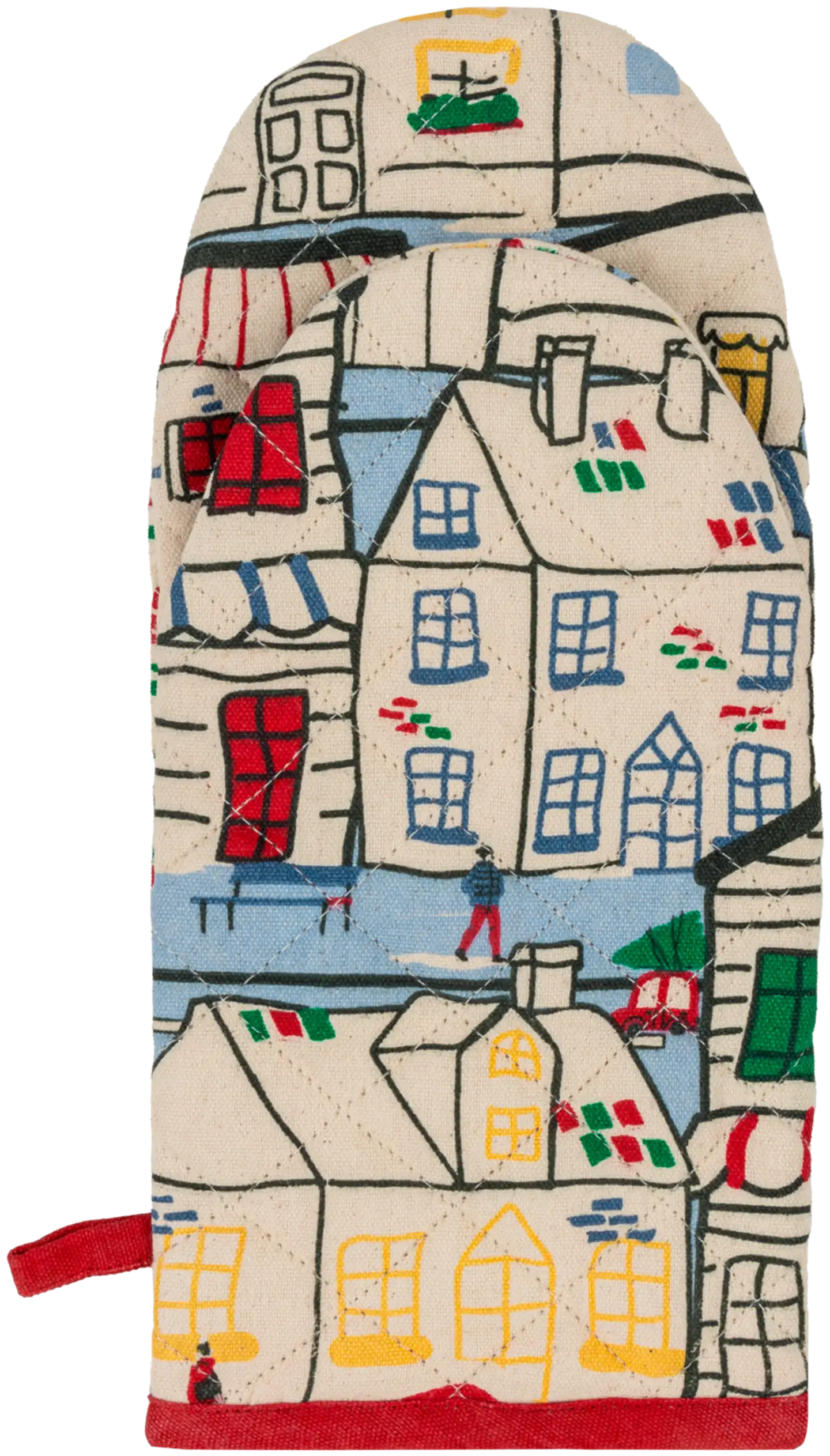 House patakinnas Winter town 15 x 32 cm