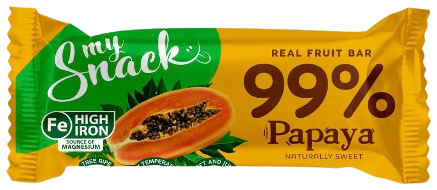 MySnack 99% Papaija-hedelmäpatukka 30g