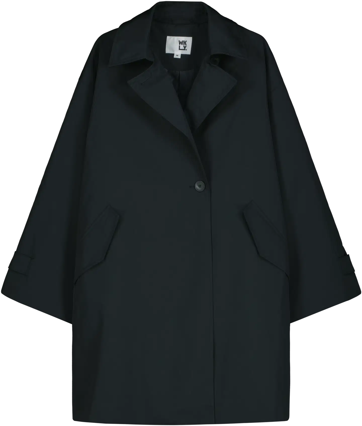 WKLY. naisten trenssitakki 225W102605 - BLACK - 1