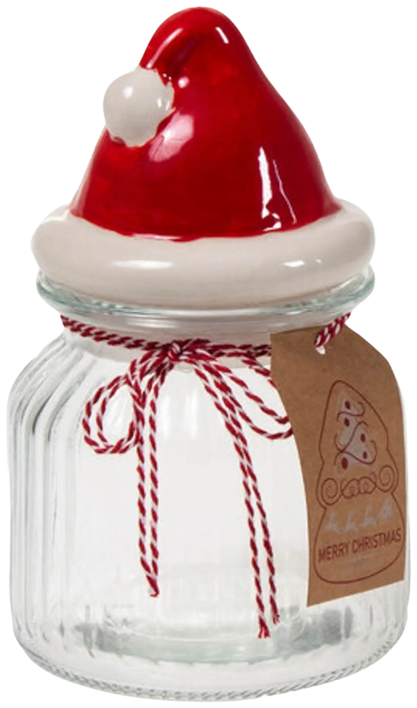 AmandaB lasipurkki Tonttulakki 18 cm