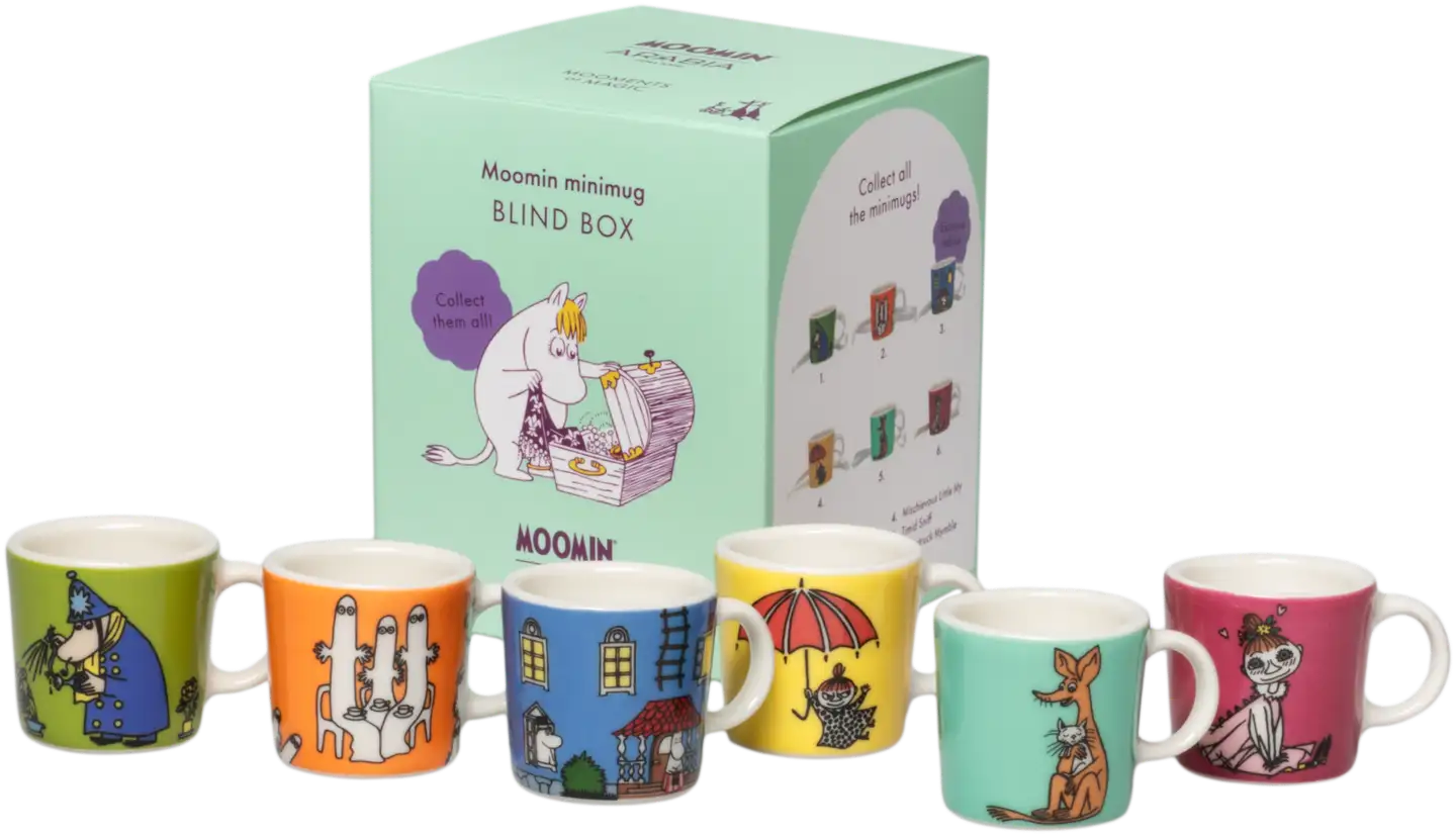 Moomin Arabia Finland minimuki Muumi yllätysboksi Klassikot - 1