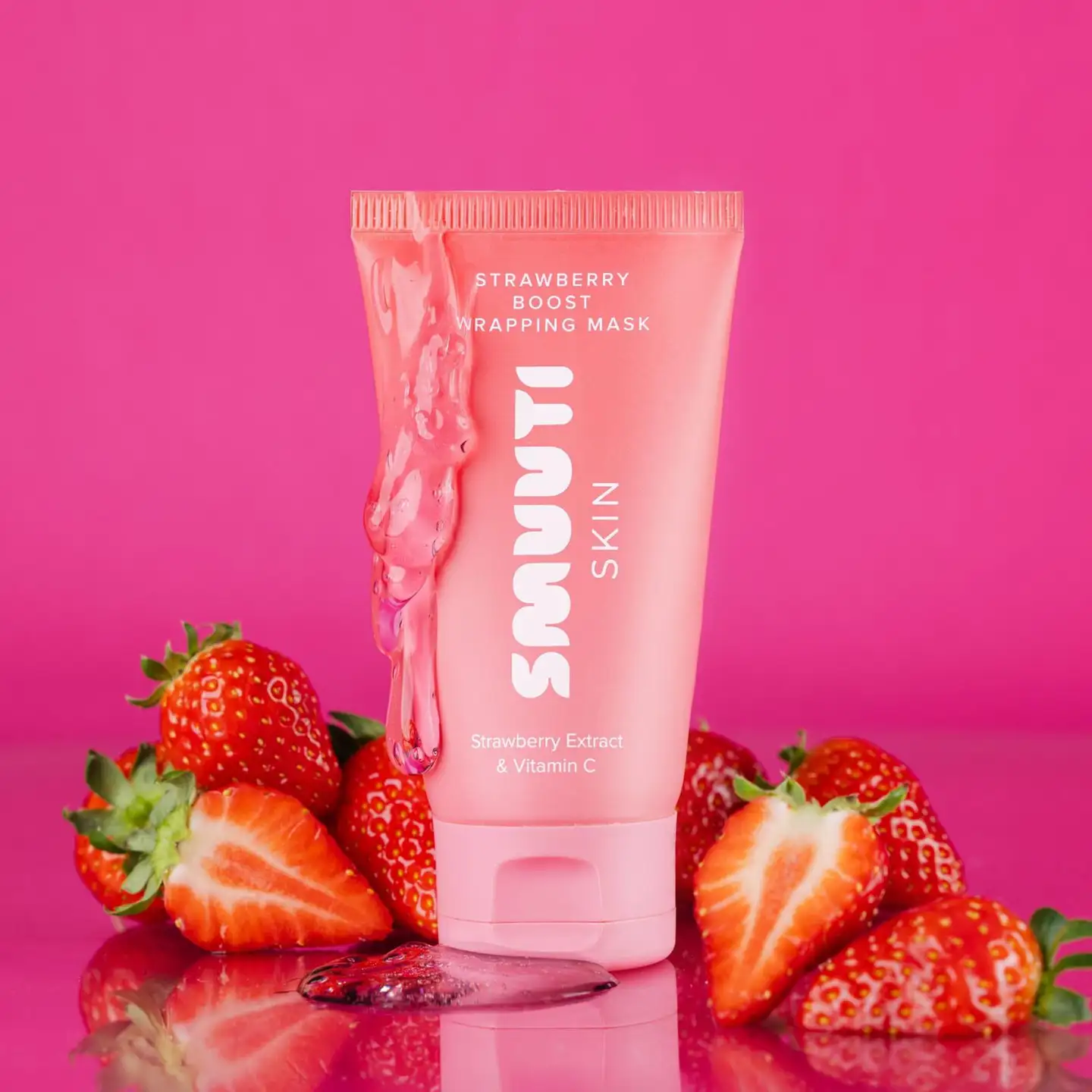 Smuuti Skin Strawberry Boost Wrapping Mask 70 ml - 4