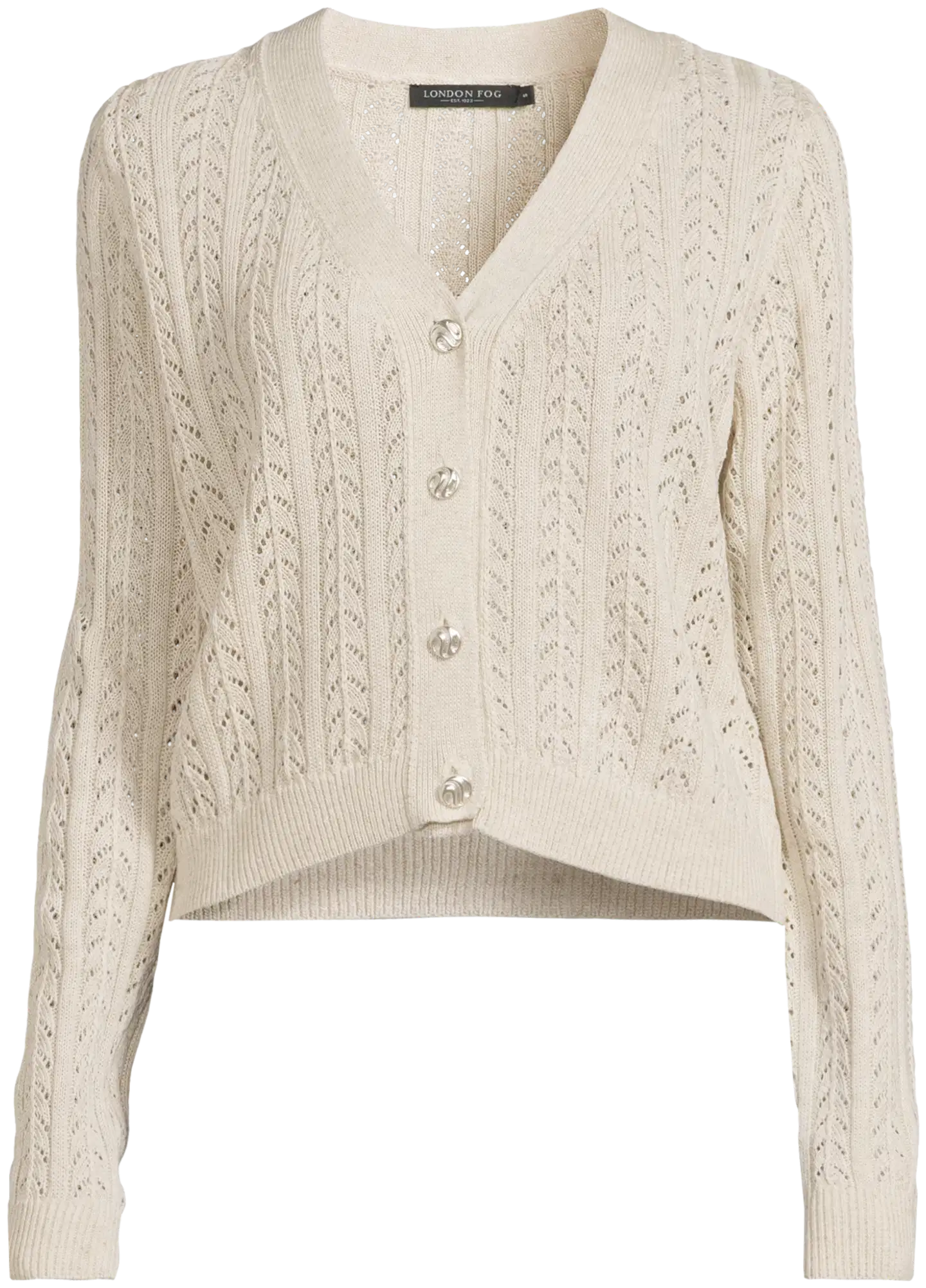 London Fog naisten pitsineuletakki 213L261715 - BEIGE - 2