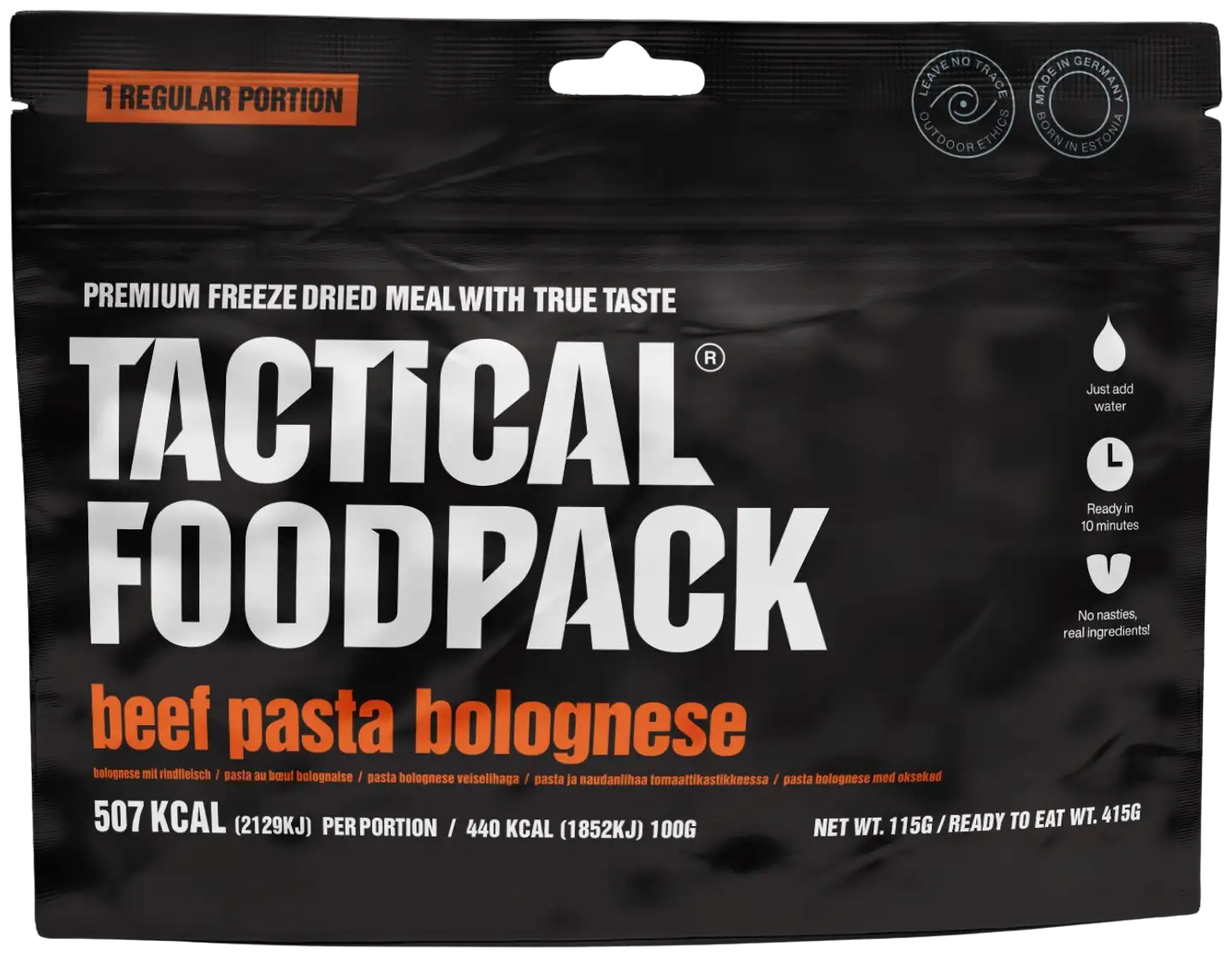 Tactical Foodpack Spaghetti Bolognese