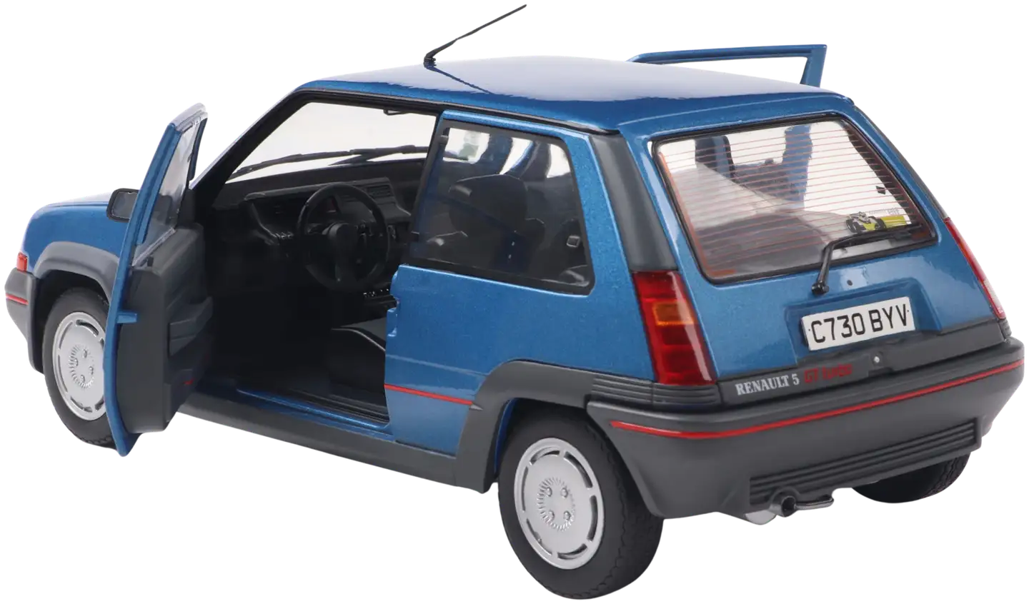 Solido 1:18 Renault 5 GT Turbo MK1 Alpine blue, keräilyauto, pienoismalli - 6