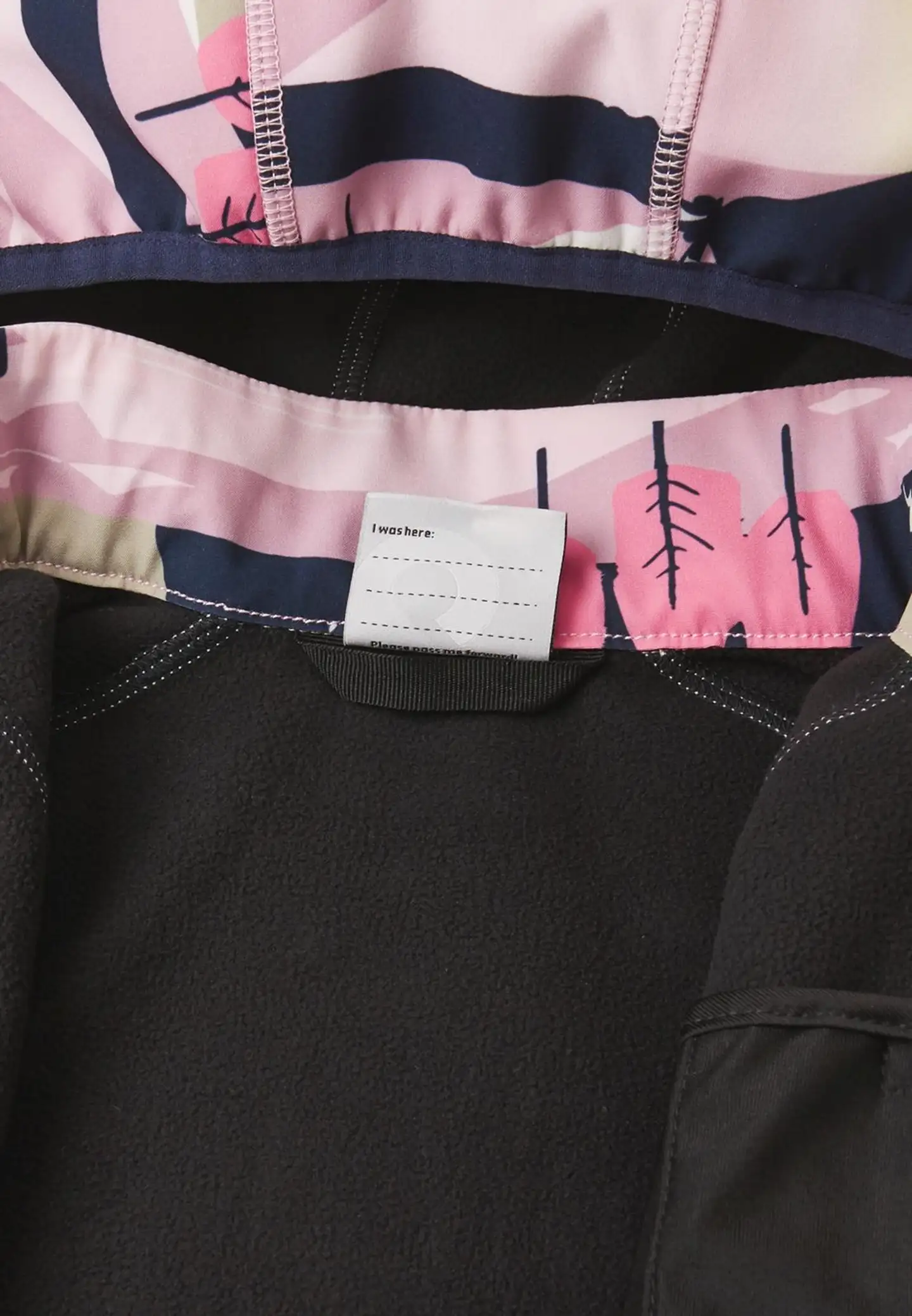 Reima lasten softshell-takki Vantti - Grey Pink - 5