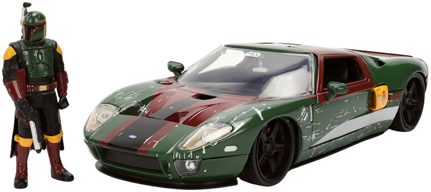 Jada Disney Star Wars Boba Fett 2005 Ford GT, 19 cm, 1:24, die-cast - 2