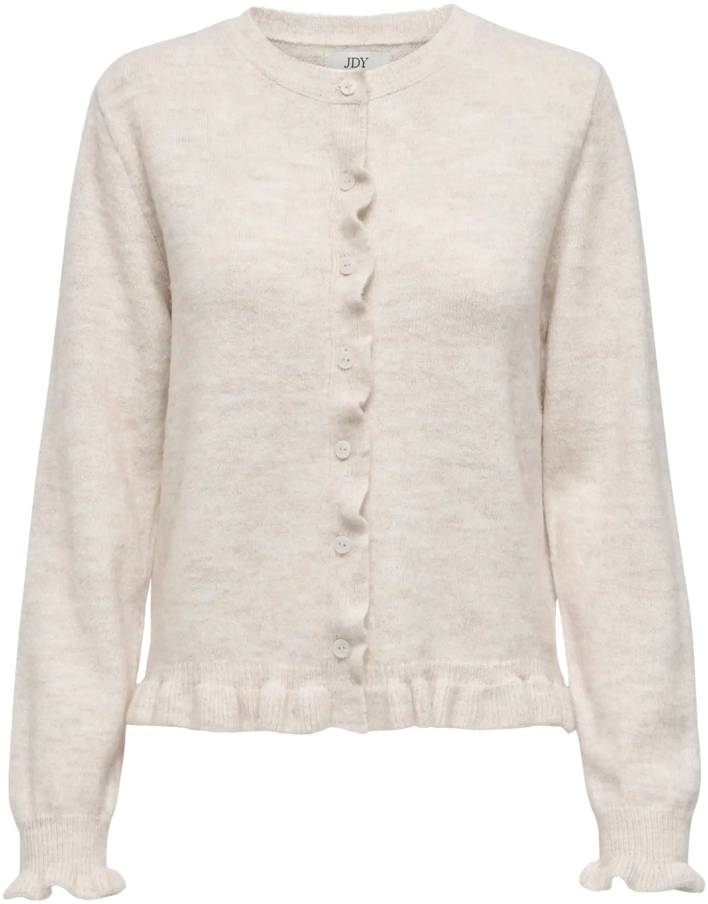 JDY naisten frillaneuletakki Jdyletty - birch - 1