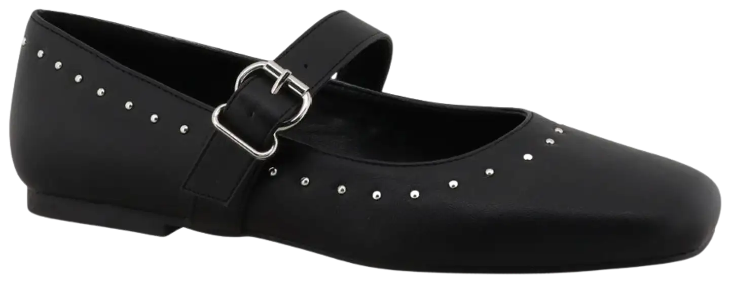 WKLY. naisten remmiballerinat Sirena - BLACK - 1