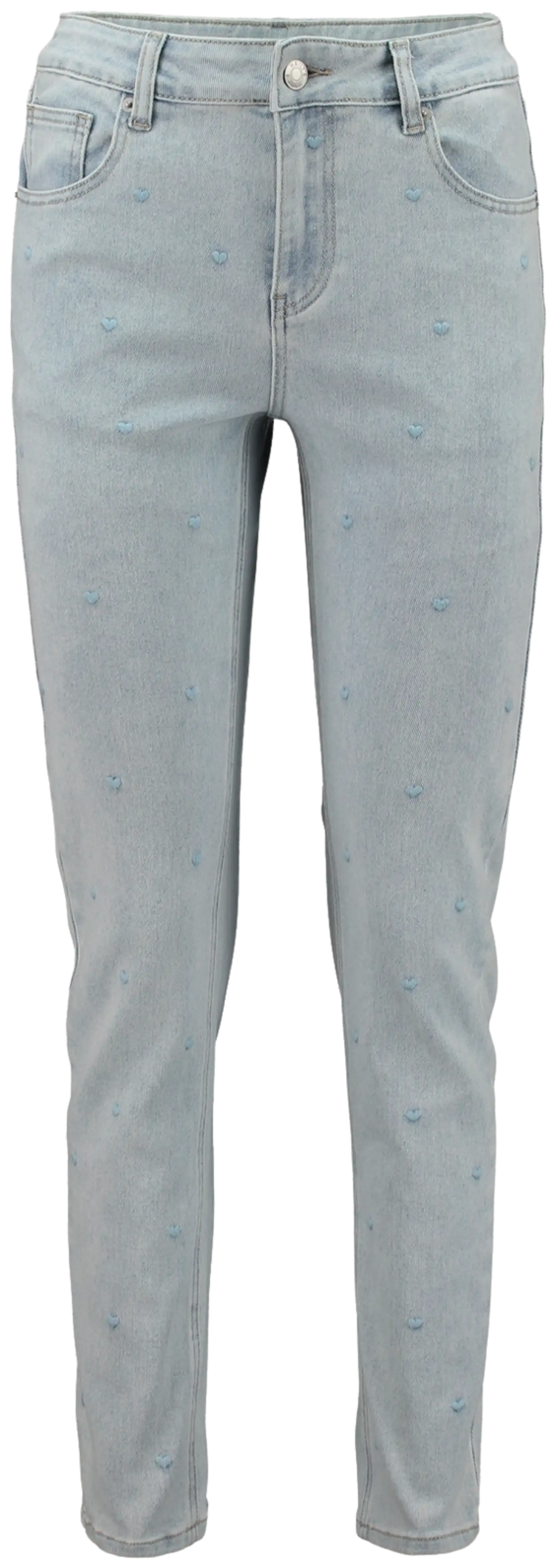 Hailys naisten farkut Am44our - lblue/blue heart - 1