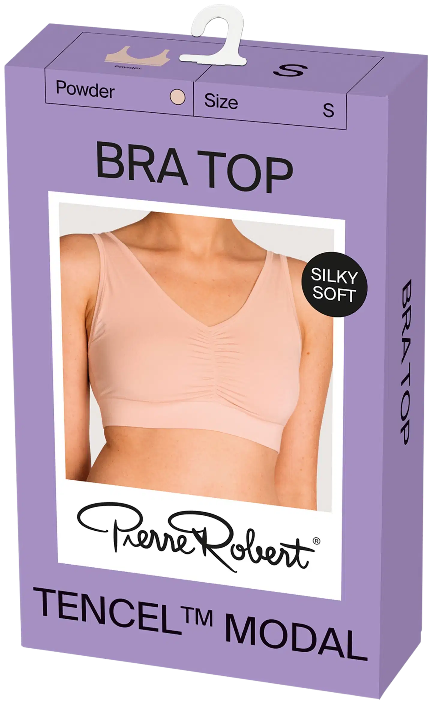 Pierre Robert naisten rintaliivitoppi Tencel Modal - Powder - 2