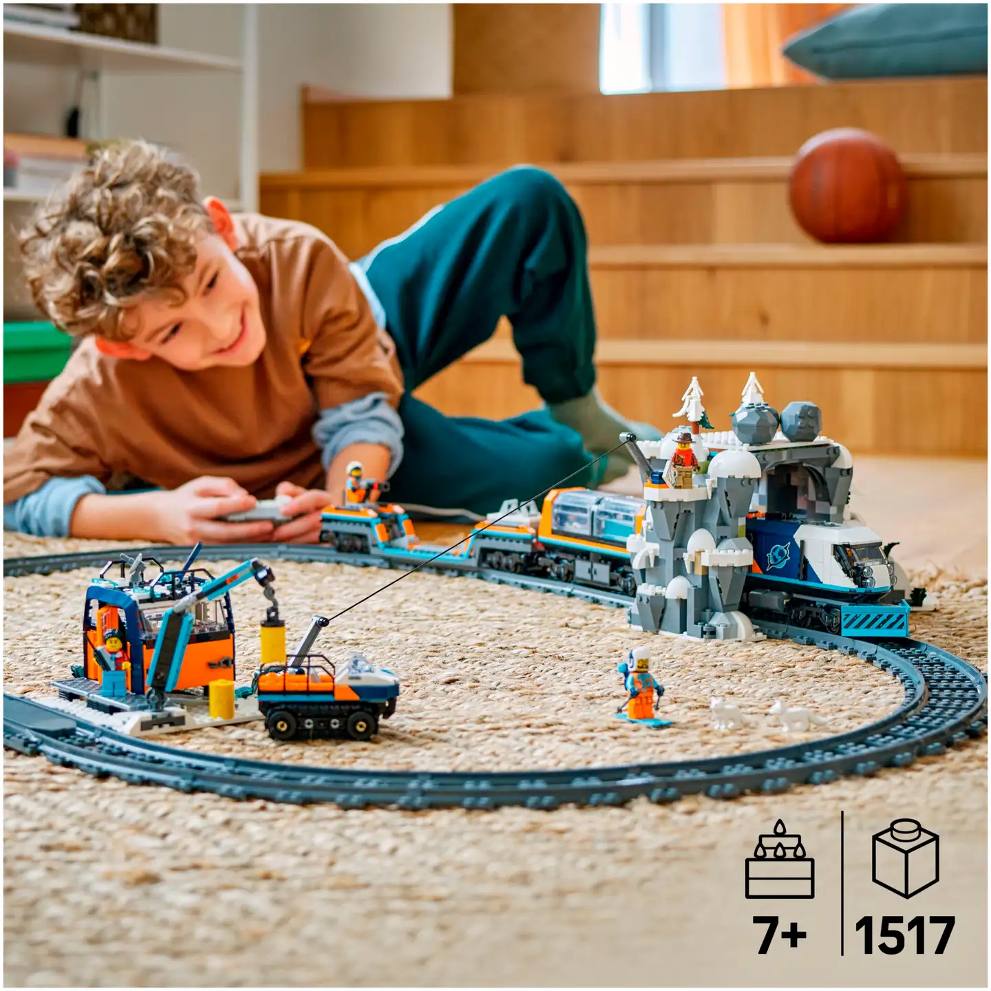 LEGO® City Trains 60470 Arktisten tutkimusretkeilijöiden pikajuna - 9
