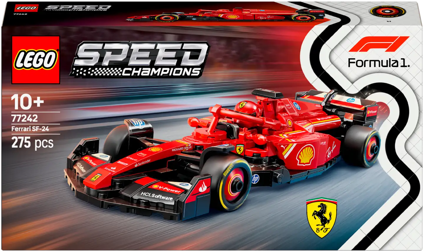 LEGO® Speed Champions Ferrari SF-24 F1® kilpa-auto 77242 - 2