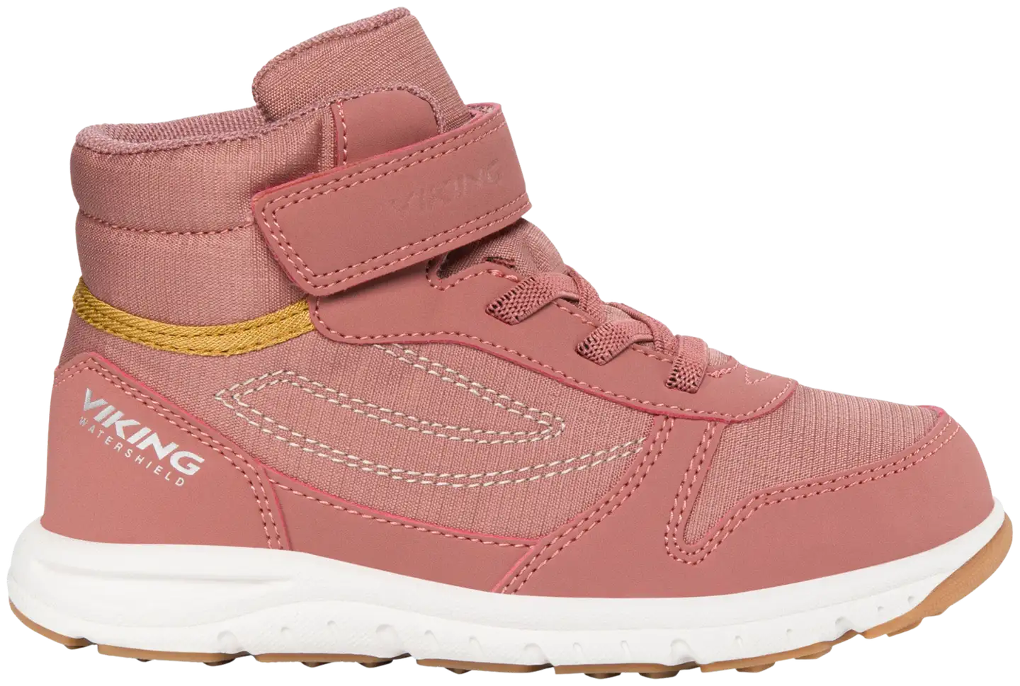 Viking lasten vedenpitävä ulkoilukenkä Hovet Mid - pink - 1