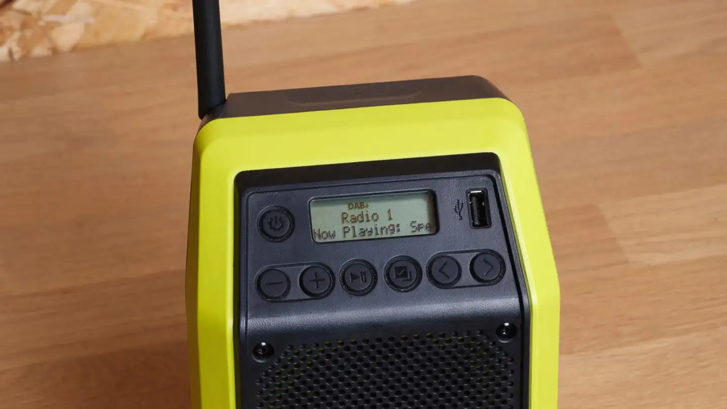 Ryobi bluetooth-kaiutin DAB/DAB+ RRDAB18-0 - 10