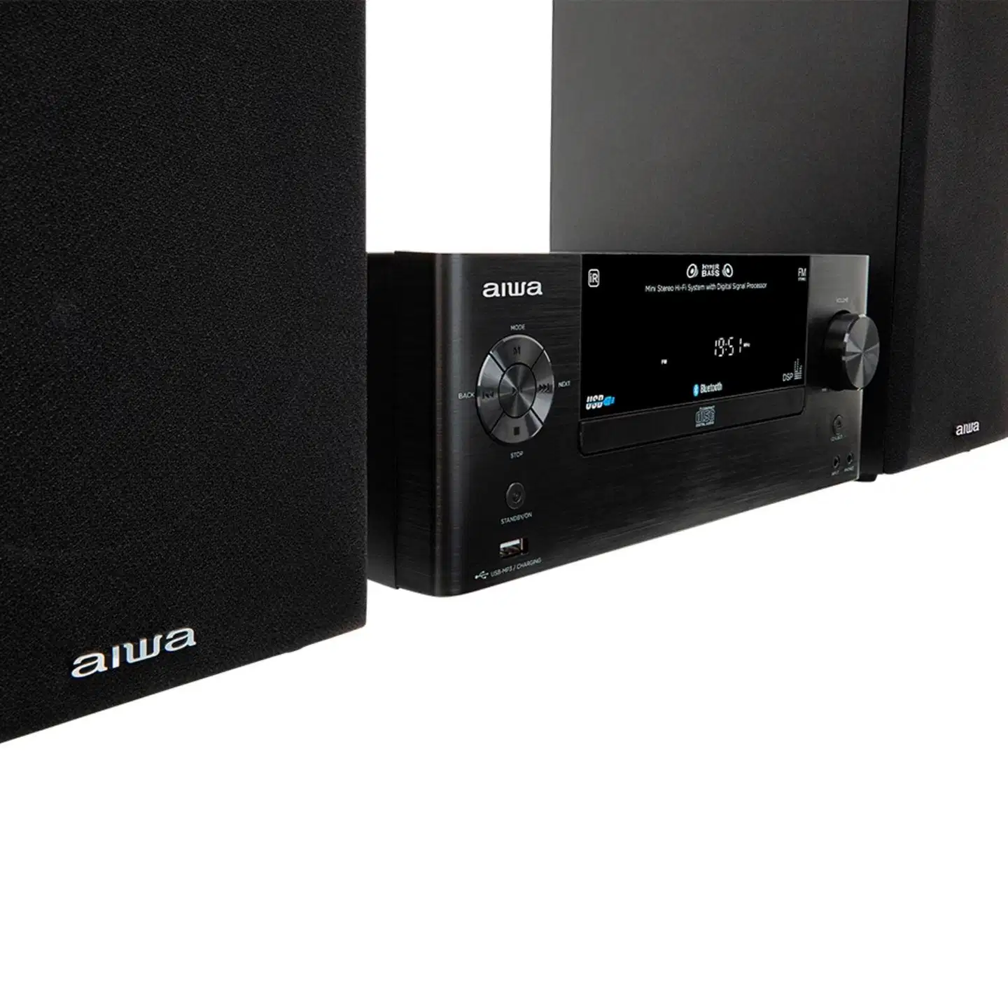 Aiwa mikrohifijärjestelmä MCBT-550 musta - 3