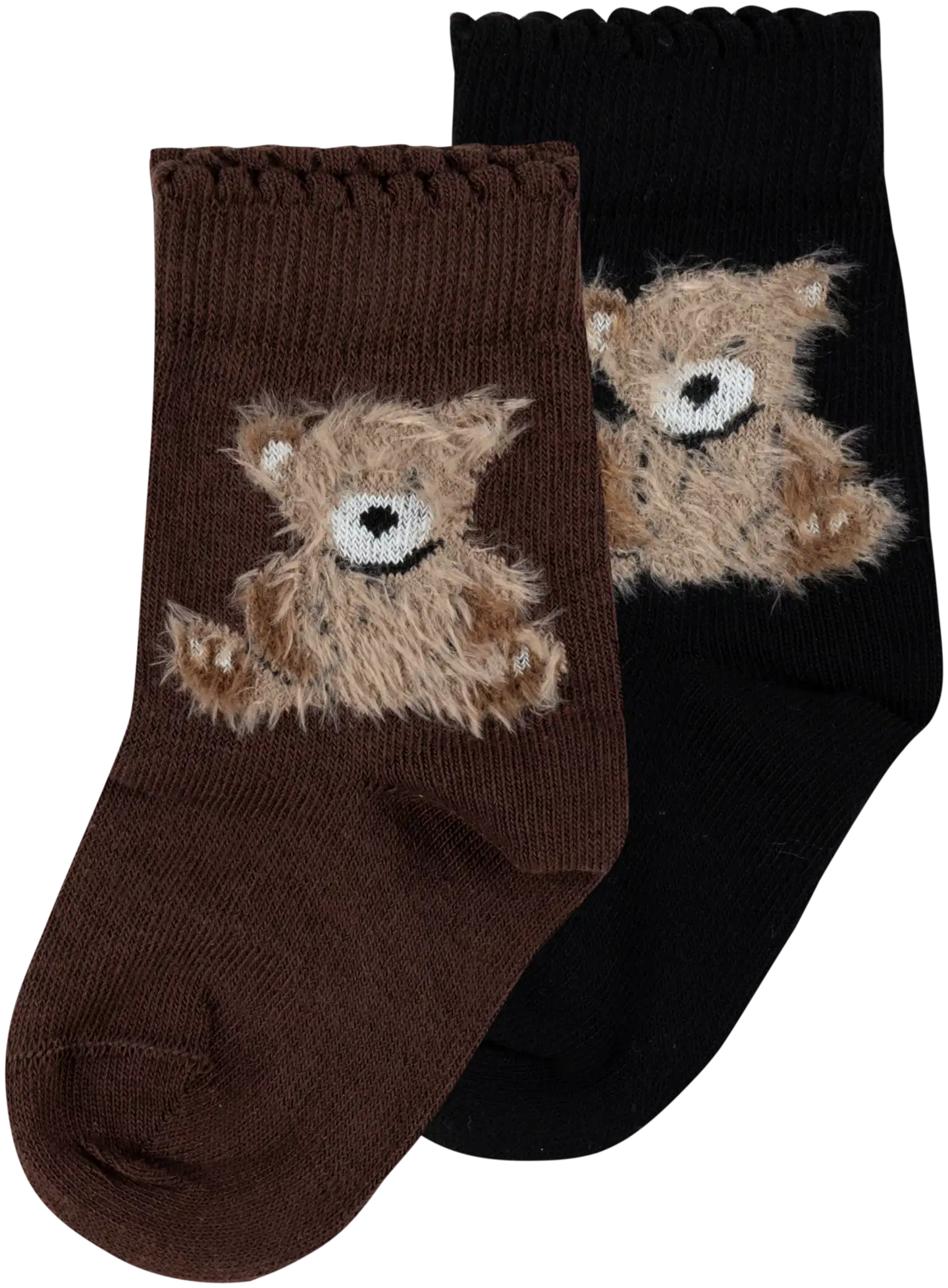 House lasten nilkkasukat 234H362643 2-pack - Brown/black - 1