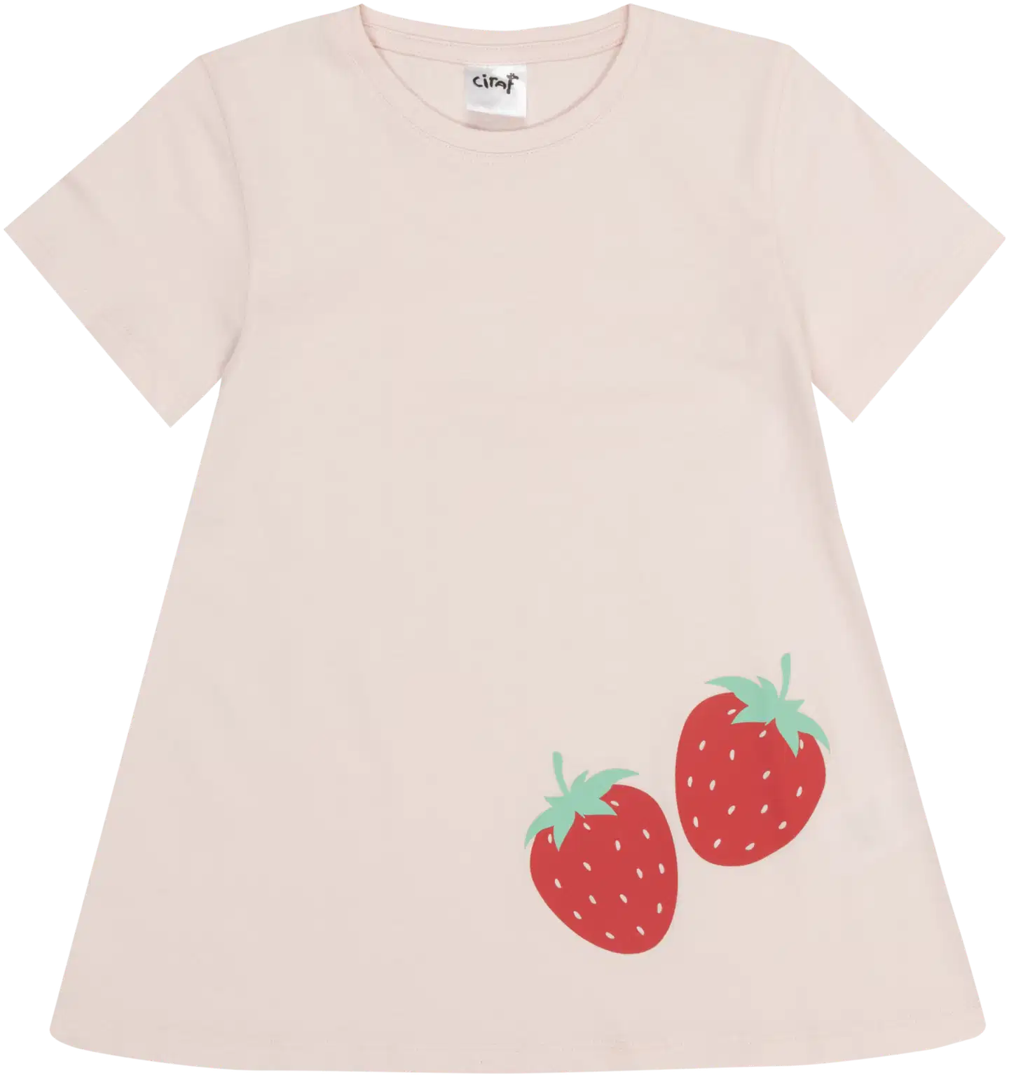 Ciraf lasten tunika mansikka  25TC261617 - Havenly Pink 12-1305 Tcx - 1