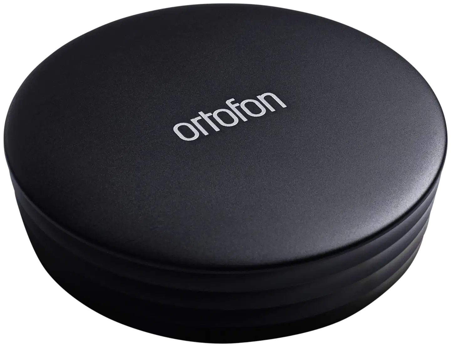 Ortofon levysoitintarvike Record musta stabilizer keskiöpuntti
