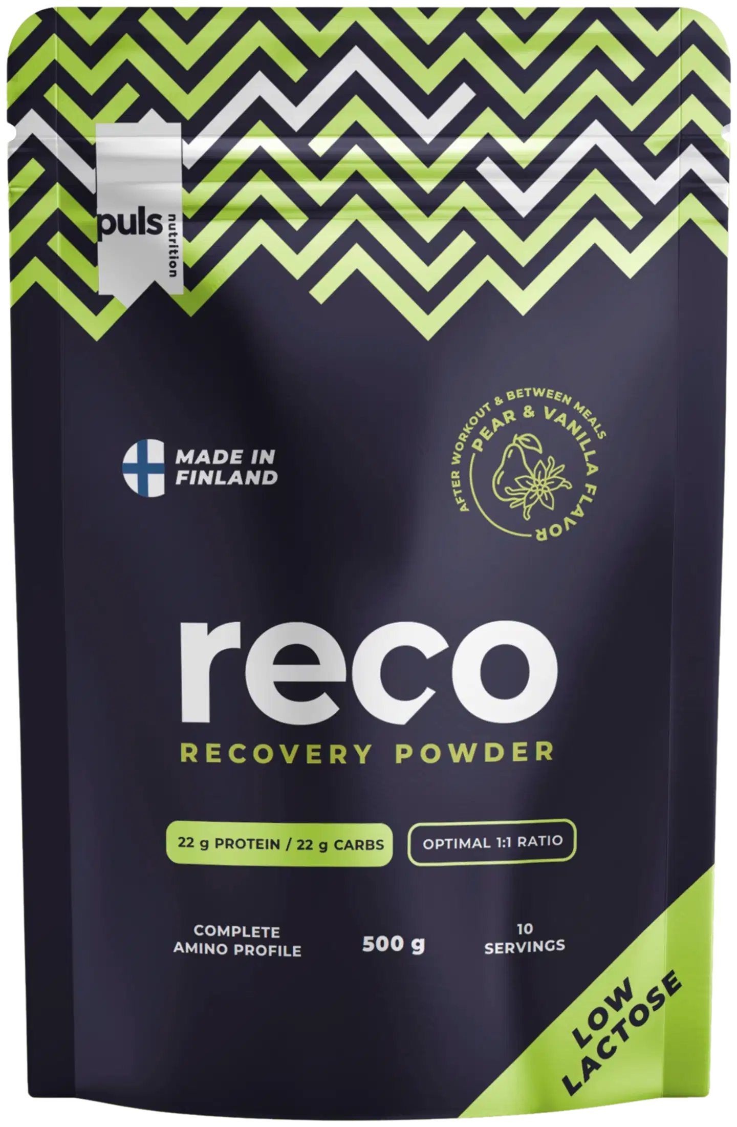 PULS  Reco palautusjuoma Päärynä-vanilja 500g