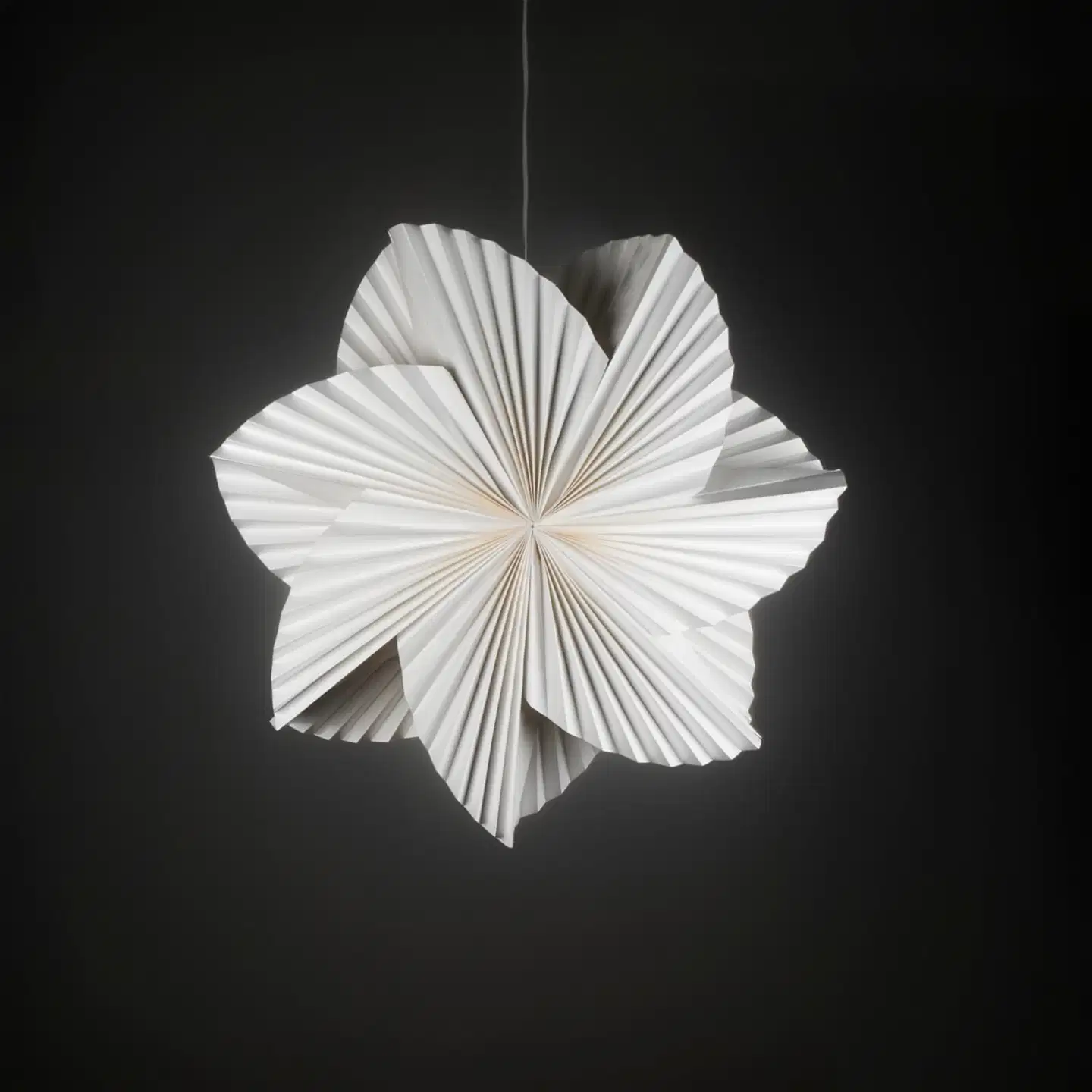 Konstsmide Paperitähti 5949-200, Hyrrä 80Cm Valkoinen, E14 sis. johtosarjan - 3