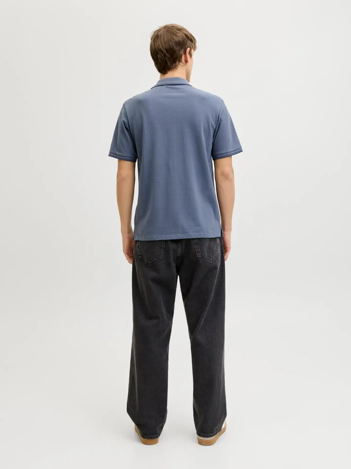 JJ REBEL miesten pikeepaita Jrebzell - Folkstone Gray - 4