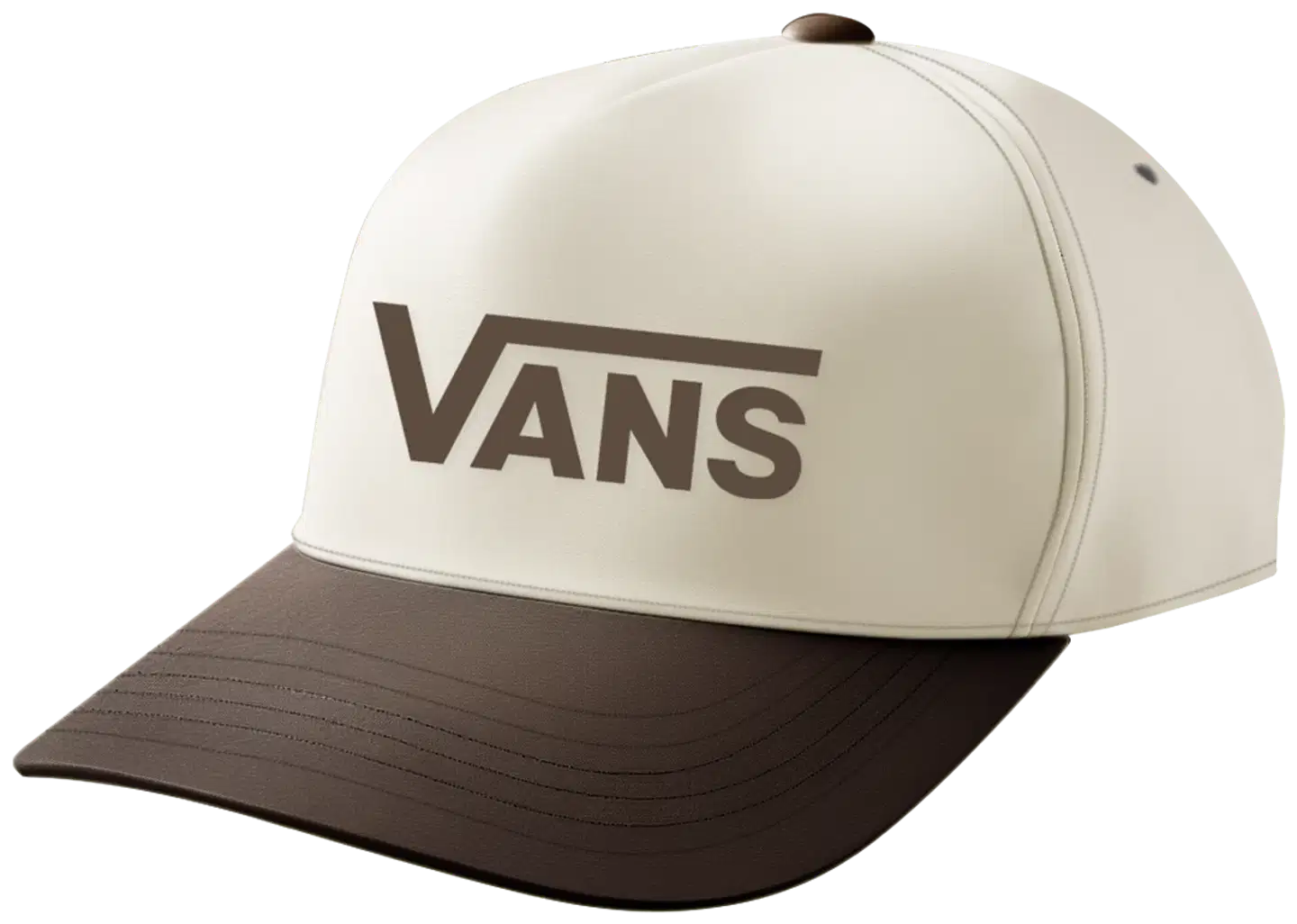 Vans miesten lippalakki Drop V Logo Snapback - Vintage Cocoa