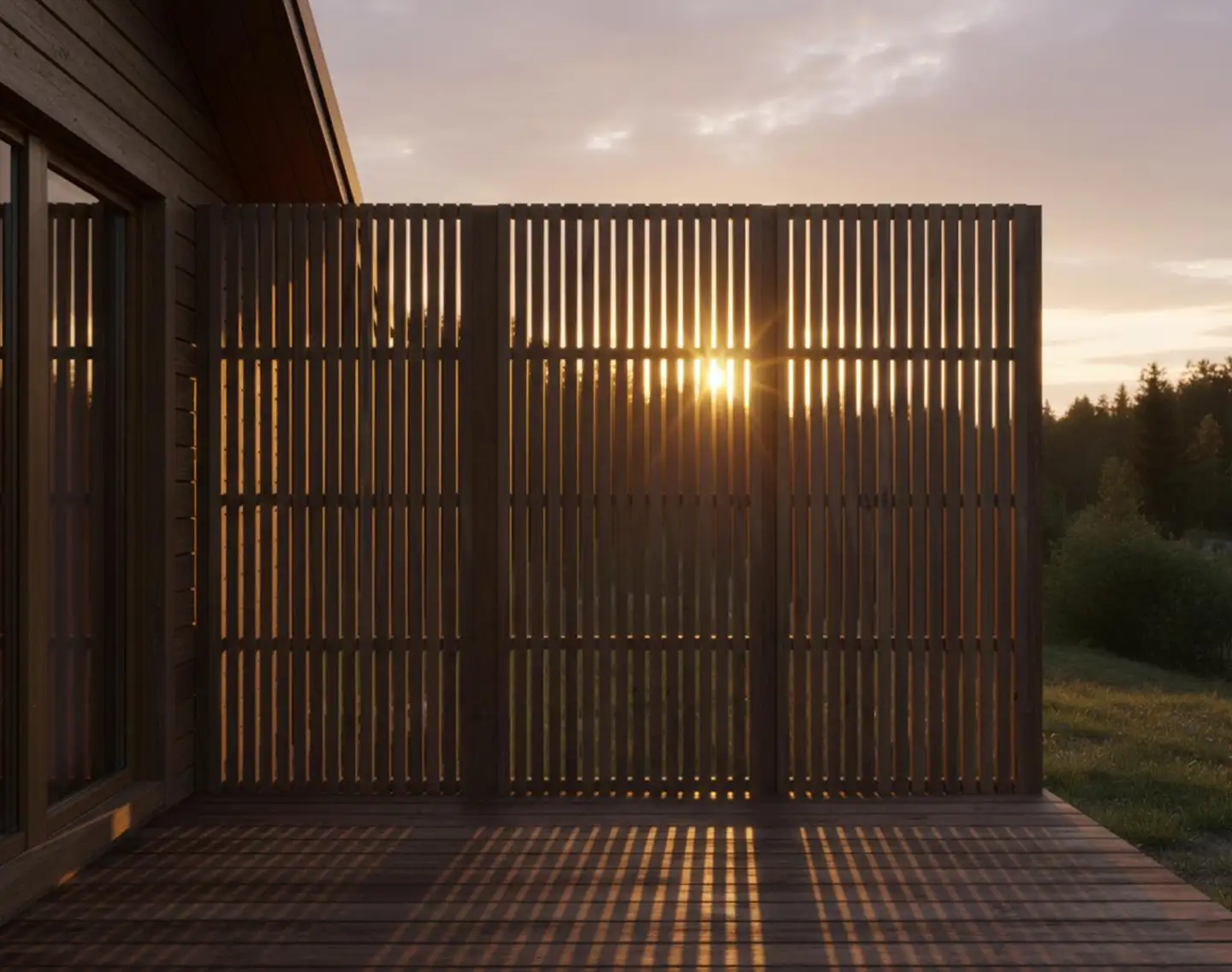 Näkösuoja ritilä, tumman harmaa, 179x80x2cm - 4