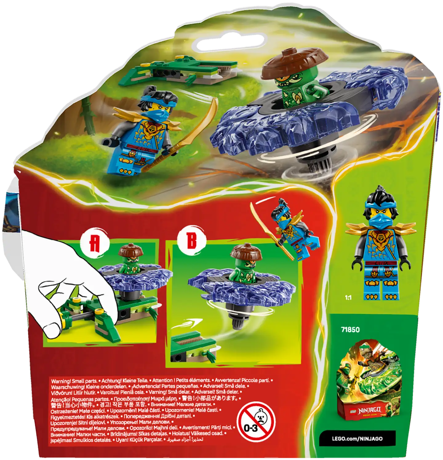LEGO® Ninjago 71849 Nya vastaan mutaatiohirviöspinneri - 5