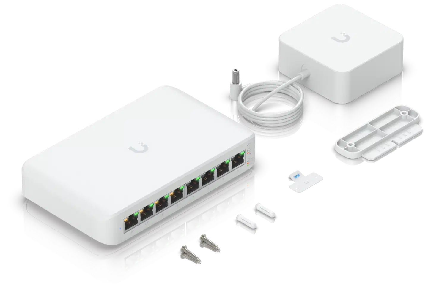 Ubiquiti edullinen 8-porttinen gigabit PoE -pöytäkytkin USW-Lite-8-POE - 6