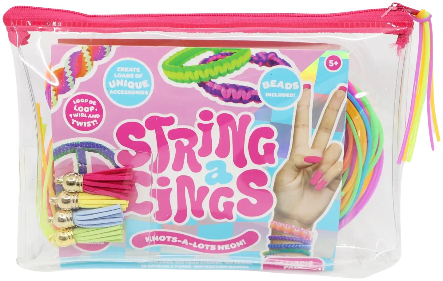 Stringalings 25 Pakkaus Neon ja Pastelli - 3