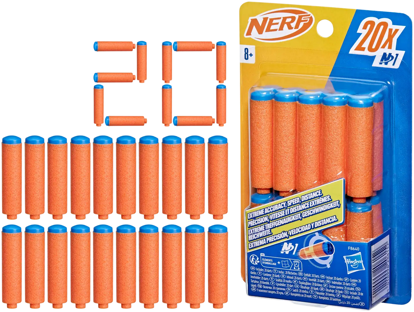 Nerf ammusten täyttöpakkaus N Series 20 kpl - 2