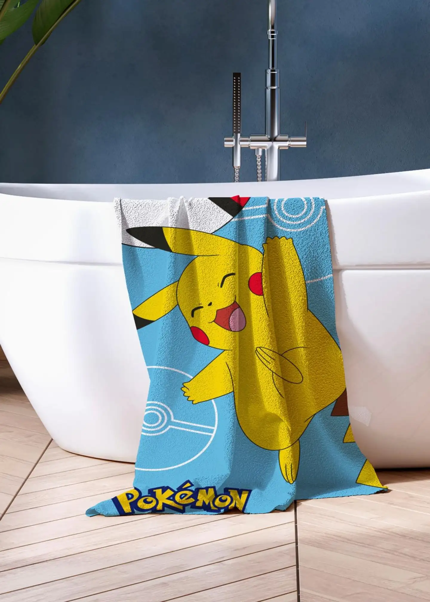 Pokemon lasten kylpypyyhe 70x140 cm monivärinen - 4